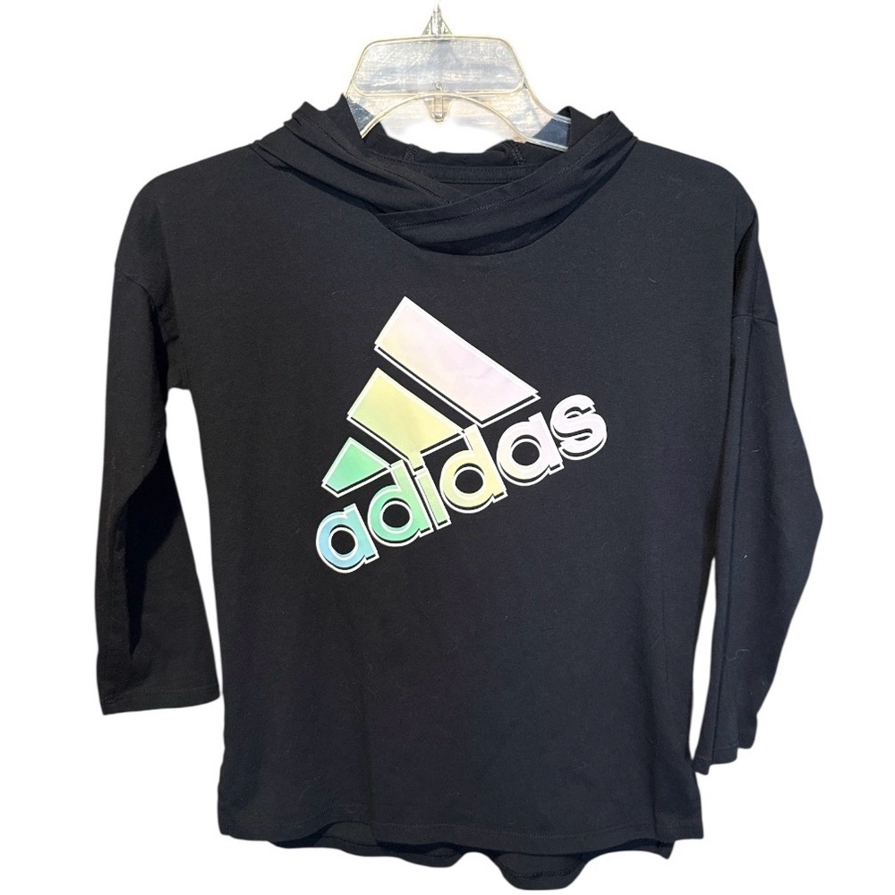 💰BOGO FREE adidas Girls’ Hooded LS Top S 7-8